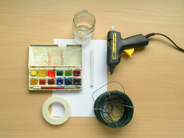 watercolour paper flower tutorial
