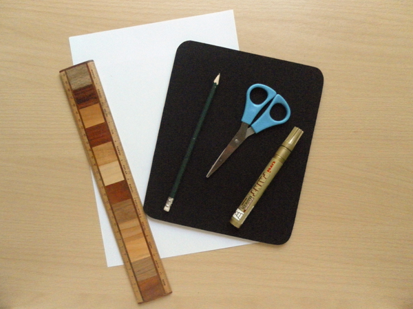 DIY Geometric Mouse Mat Tutorial