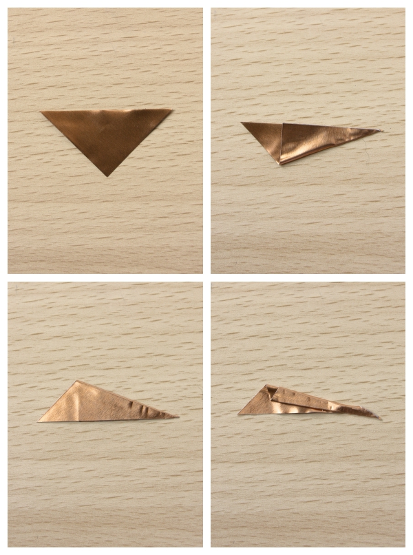 Origami Metal Swan Necklace