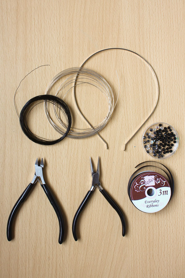 DIY Beaded Sparkly Cat Ears