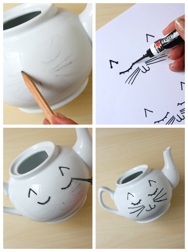 DIY Cat Face Teapot
