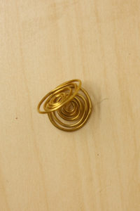 Wire Wrapped Stone - Spiral Cage Necklace
