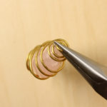 Wire Wrapped Stone - Spiral Cage Necklace