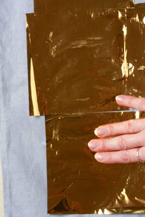Gold Foil Cushion DIY Tutorial