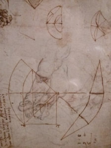 Leonardo daVinci Ten Drawing Exhibition at Nottingham Castle