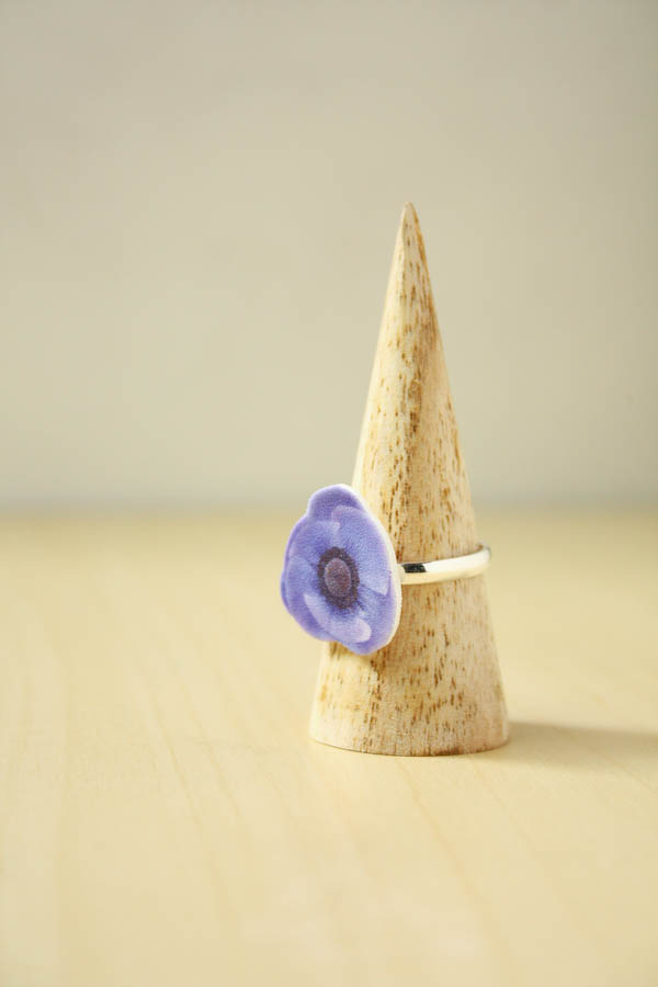 Shrink Plastic Flower Ring DIY