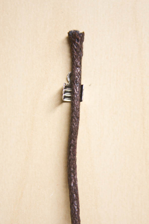 How To Finish Cord Jewellery with Fold Over Ends by Make and Fable