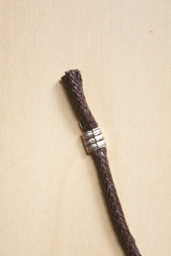 How To Finish Cord Jewellery with Fold Over Ends by Make and Fable