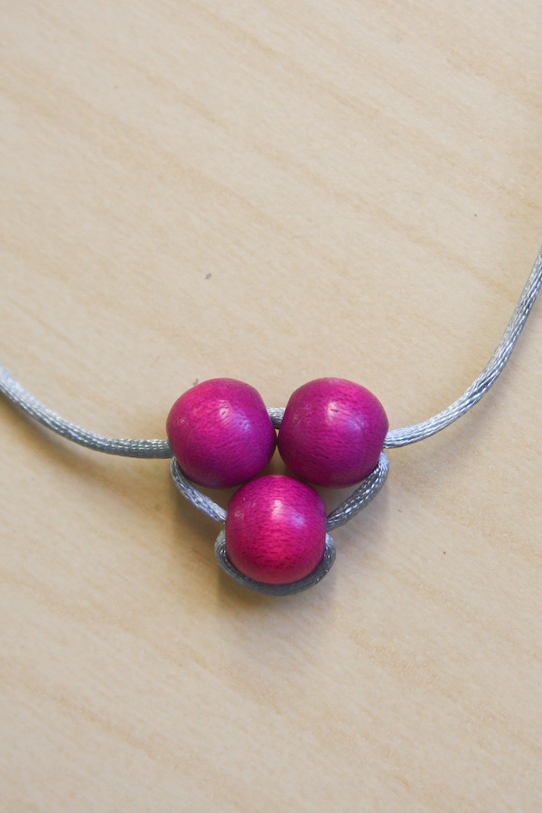 DIY Triangle Necklace Tutorial by Make and Fable