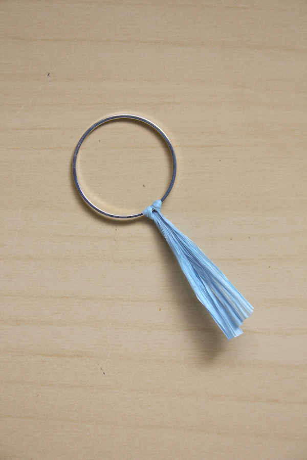 Raffia Earring DIY Tutorial by Make and Fable