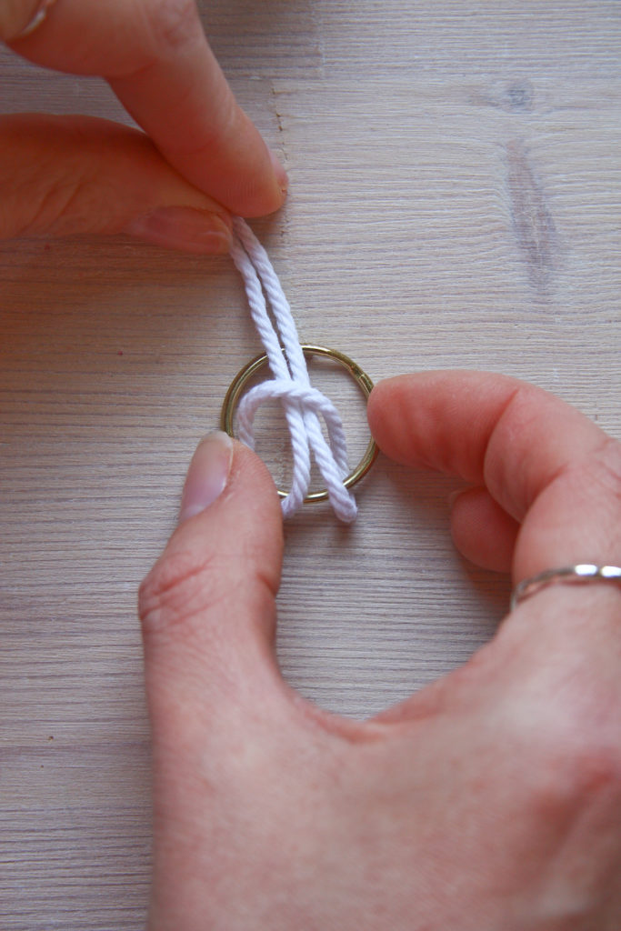 Macrame Snowflake DIY Christmas tutorial by Make and Fable