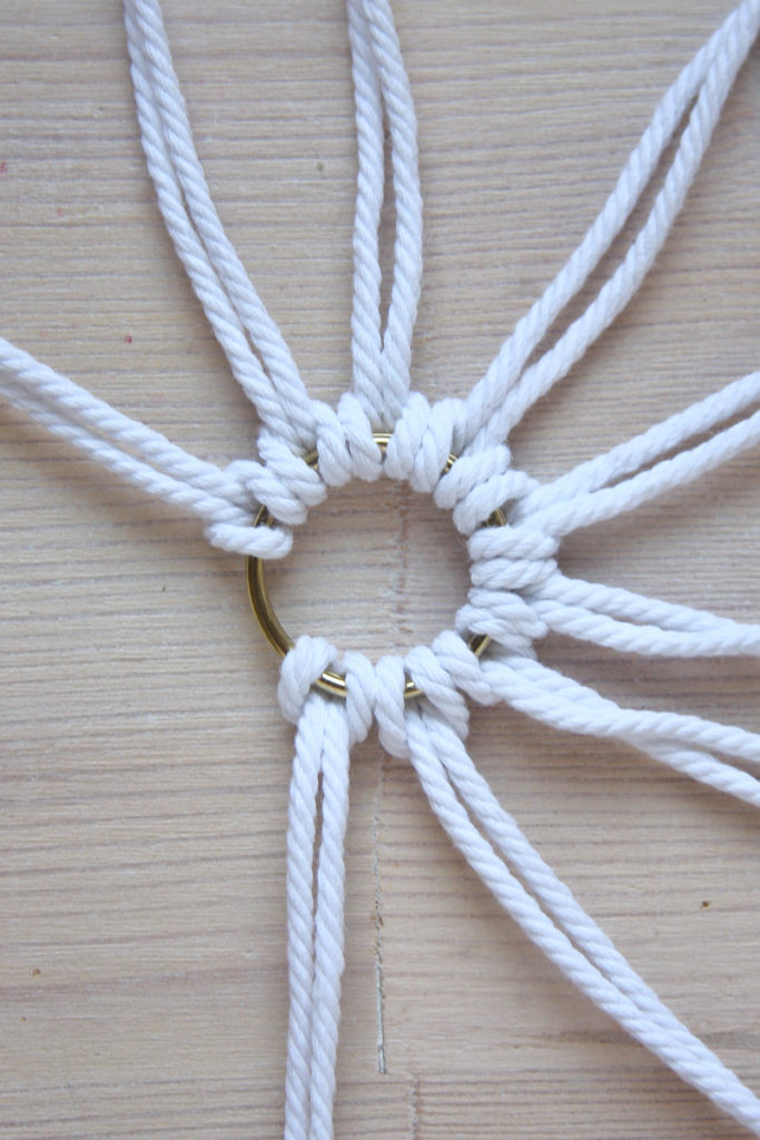 Macrame Snowflake DIY Christmas tutorial by Make and Fable