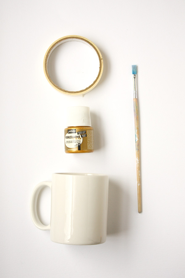 Paint Drip Mug DIY