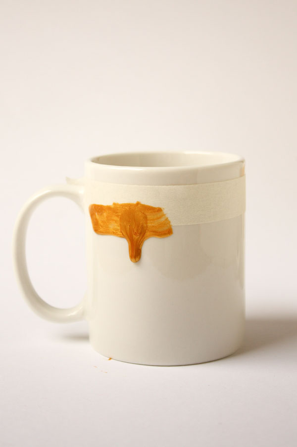 Paint Drip Mug DIY