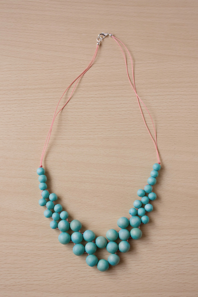 summer statement necklace DIY from Make and Fable