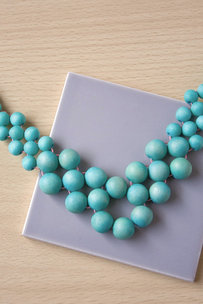 Statement Summer Necklace DIY from Make and Fable