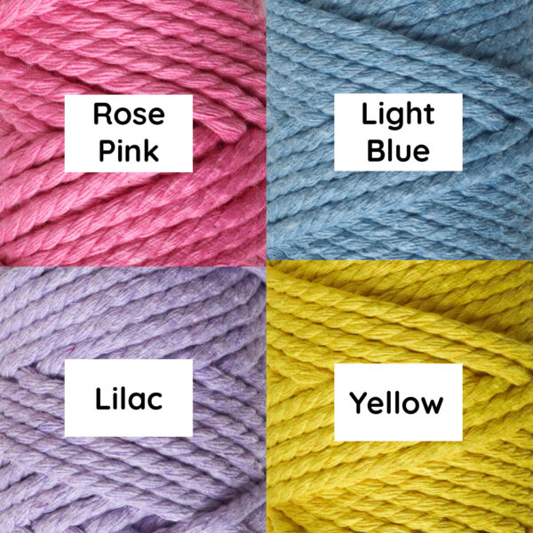 Colourful Macrame Wall Hanging Kit