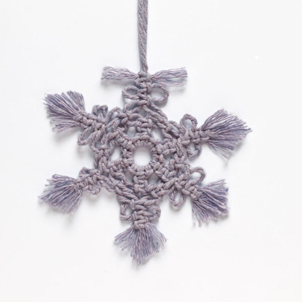 Macrame Snowflake Decoration Kit